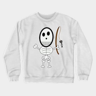 Cute skeletons doodle style Crewneck Sweatshirt